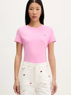 Tommy Jeans T-shirt basic damski bawełniany