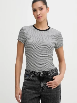Zdjęcie produktu Tommy Jeans t-shirt basic damski bawełniany z elastanem