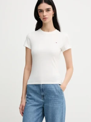 Tommy Jeans t-shirt bawełniany 2-pack damski kolor czarny DW0DW21366