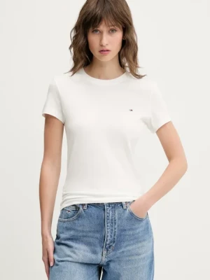 Tommy Jeans t-shirt bawełniany 2-pack damski kolor niebieski DW0DW21366