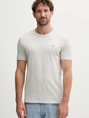 Tommy Jeans t-shirt bawełniany 3-pack męski kolor szary gładki DM0DM21579