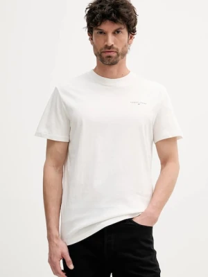 Tommy Jeans t-shirt bawełniany męski kolor biały z nadrukiem DM0DM21780