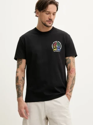 Tommy Jeans t-shirt bawełniany męski kolor czarny z nadrukiem DM0DM20813