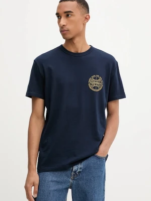 Tommy Jeans t-shirt bawełniany męski kolor granatowy wzorzysty DM0DM21987