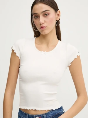 Tommy Jeans t-shirt beżowy