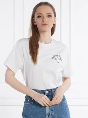 Tommy Jeans T-shirt BXY RETRO | Relaxed fit biały
