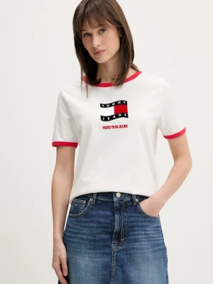 Tommy Jeans T-shirt damski bawełniany