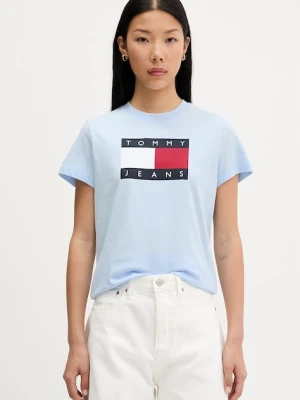 Tommy Jeans T-shirt damski bawełniany