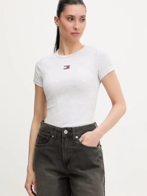 Tommy Jeans t-shirt damski bawełniany z elastanem