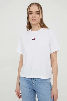Tommy Jeans t-shirt damski kolor biały DW0DW17391