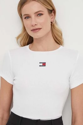 Tommy Jeans t-shirt damski kolor biały DW0DW17881