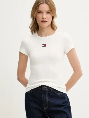 Tommy Jeans t-shirt damski kolor biały