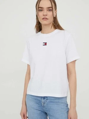 Tommy Jeans t-shirt damski kolor biały DW0DW17391