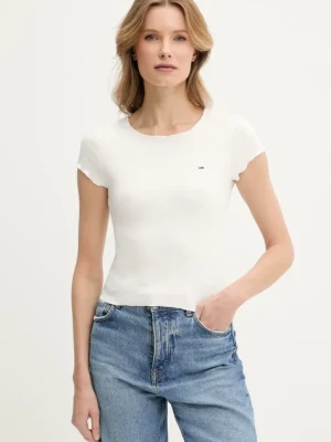Tommy Jeans t-shirt damski kolor biały DW0DW20623