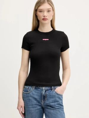 Tommy Jeans t-shirt damski kolor czarny DW0DW21402