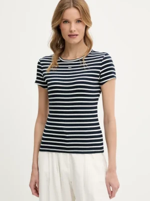 Tommy Jeans t-shirt damski kolor granatowy DW0DW17383