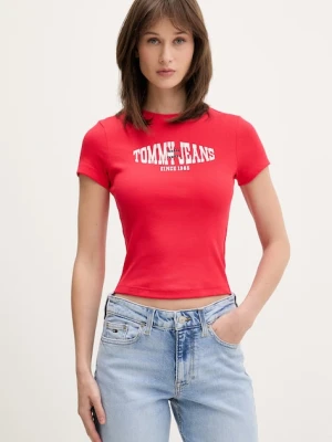 Zdjęcie produktu Tommy Jeans T-shirt damski z bawełną