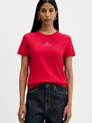 Tommy Jeans T-shirt damski z bawełną