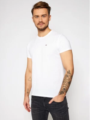 Tommy Jeans T-Shirt DM0DM04411 Biały Regular Fit