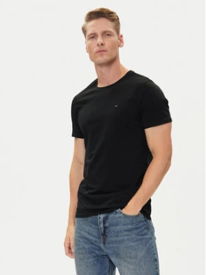 Tommy Jeans T-Shirt DM0DM04411 Czarny Slim Fit