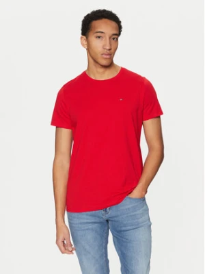 Tommy Jeans T-Shirt DM0DM04411 Czerwony Slim Fit