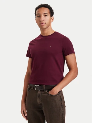 Tommy Jeans T-Shirt DM0DM04411 Fioletowy Slim Fit