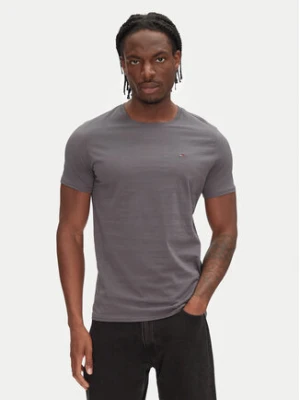 Tommy Jeans T-Shirt DM0DM04411 Szary Slim Fit