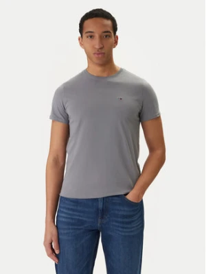 Tommy Jeans T-Shirt DM0DM04411 Szary Slim Fit