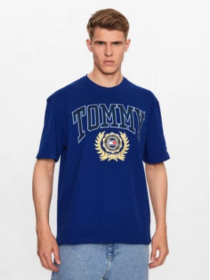 Tommy Jeans T-Shirt DM0DM16832 Niebieski Relaxed Fit