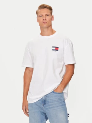 Tommy Jeans T-Shirt DM0DM19695 Biały Regular Fit