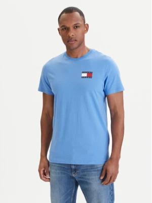 Tommy Jeans T-Shirt DM0DM20740 Niebieski Slim Fit