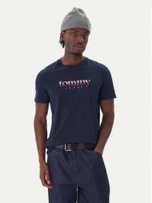 Tommy Jeans T-Shirt DM0DM21978 Granatowy Regular Fit