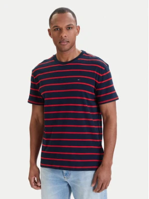 Tommy Jeans T-Shirt DM0DM22544 Granatowy Regular Fit