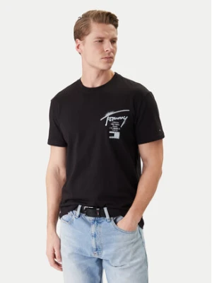 Tommy Jeans T-Shirt DM0DM22553 Czarny Regular Fit