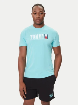 Tommy Jeans T-Shirt Dna Flag DM0DM21941 Zielony Regular Fit