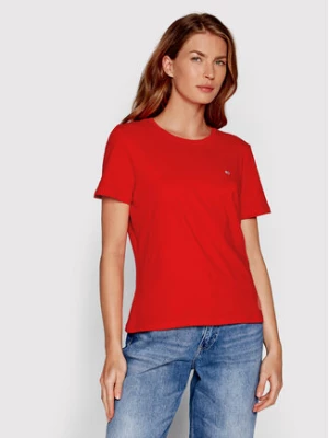 Tommy Jeans T-Shirt DW0DW14616 Czerwony Regular Fit