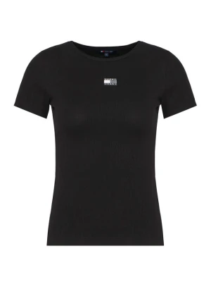 Tommy Jeans T-Shirt DW0DW17881 Czarny Slim Fit