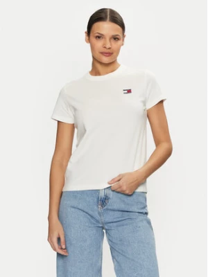 Tommy Jeans T-Shirt DW0DW20153 Biały Regular Fit