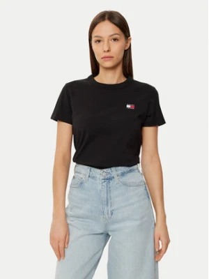 Tommy Jeans T-Shirt DW0DW20153 Czarny Regular Fit