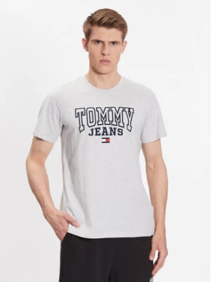 Tommy Jeans T-Shirt Entry Graphic DM0DM16831 Szary Regular Fit