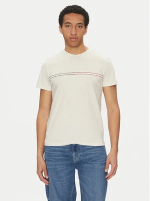 Tommy Jeans T-Shirt Entry Graphic DM0DM20779 Beżowy Slim Fit
