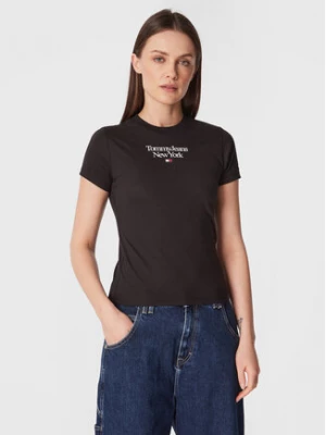 Tommy Jeans T-Shirt Essentail DW0DW14899 Czarny Regular Fit