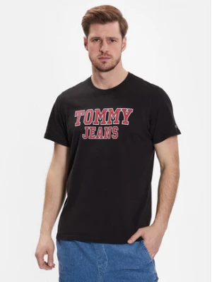 Tommy Jeans T-Shirt Essential DM0DM16405 Czarny Regular Fit