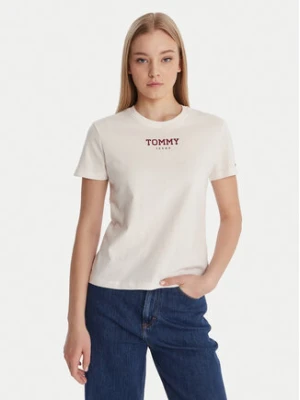 Tommy Jeans T-Shirt Essential DW0DW21842 Biały Regular Fit