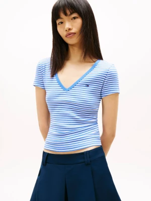 Tommy Jeans T-shirt ESSENTIAL | Slim Fit niebieski