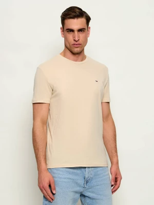 Tommy Jeans T-shirt | Extra slim fit beżowy