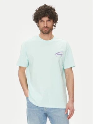 Tommy Jeans T-Shirt Faded Graphic DM0DM20768 Zielony Relaxed Fit