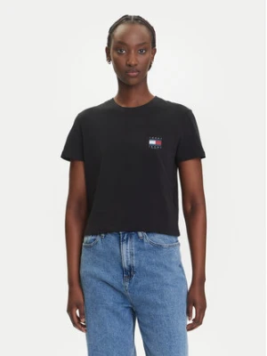 Zdjęcie produktu Tommy Jeans T-Shirt Flag DW0DW21423 Czarny Regular Fit