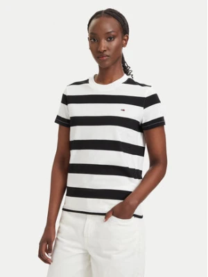 Tommy Jeans T-Shirt Flag DW0DW23801 Czarny Regular Fit