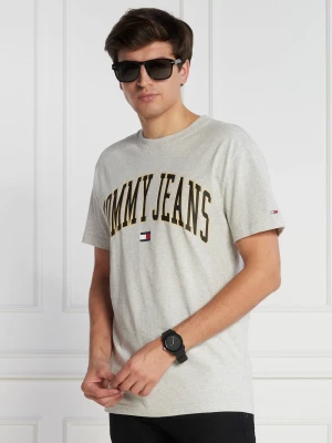 Tommy Jeans T-shirt gold arch | Classic fit szary